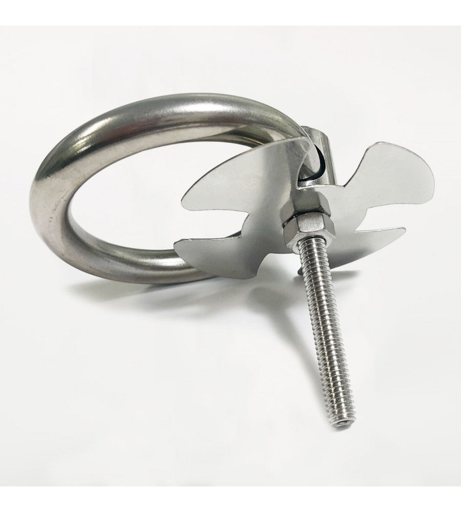 Anilla inoxidable para lápida 6 cm