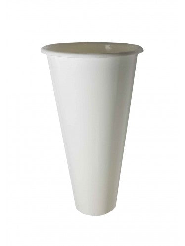 Interior de plástico cónico 16 x 8 cm para los jarrones de cementerio