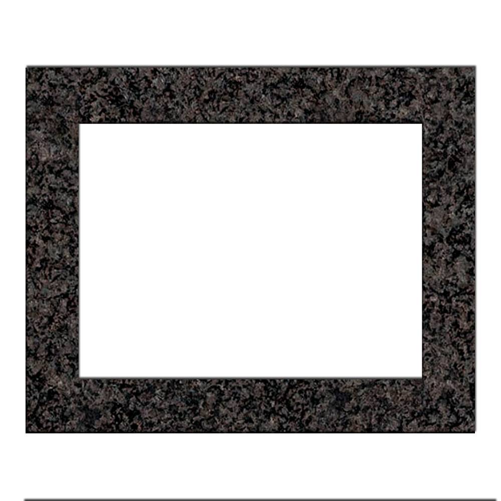 Fotocerámica rectangular con marco de granito - Horitzontal