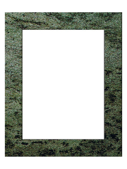 Fotocerámica rectangular con marco de granito
